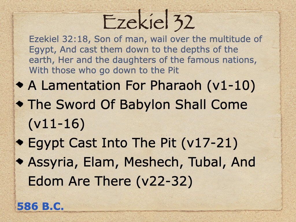 Study Ezekiel 32 on FerventWord