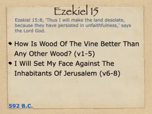 Ezekiel 15 Outline