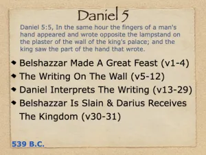 Daniel 5 Outline