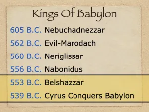 Daniel 5 - Kings Of Babylon