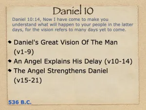 Daniel 10 Outline