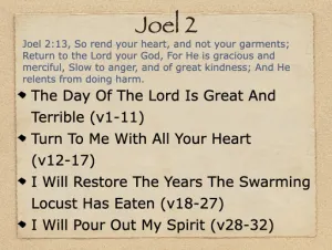 Joel 2 Outline