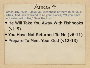 Amos 4 Outline
