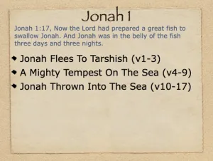 Jonah 1 Outline