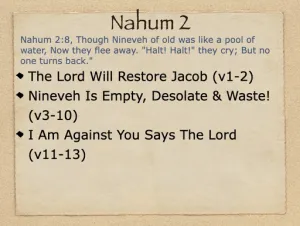 Nahum 2 Outline