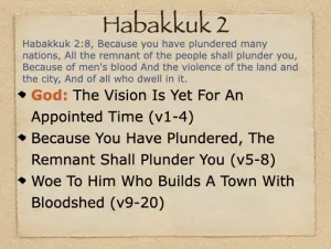 Habakkuk 2 Outline