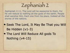 Zephaniah 2 Outline