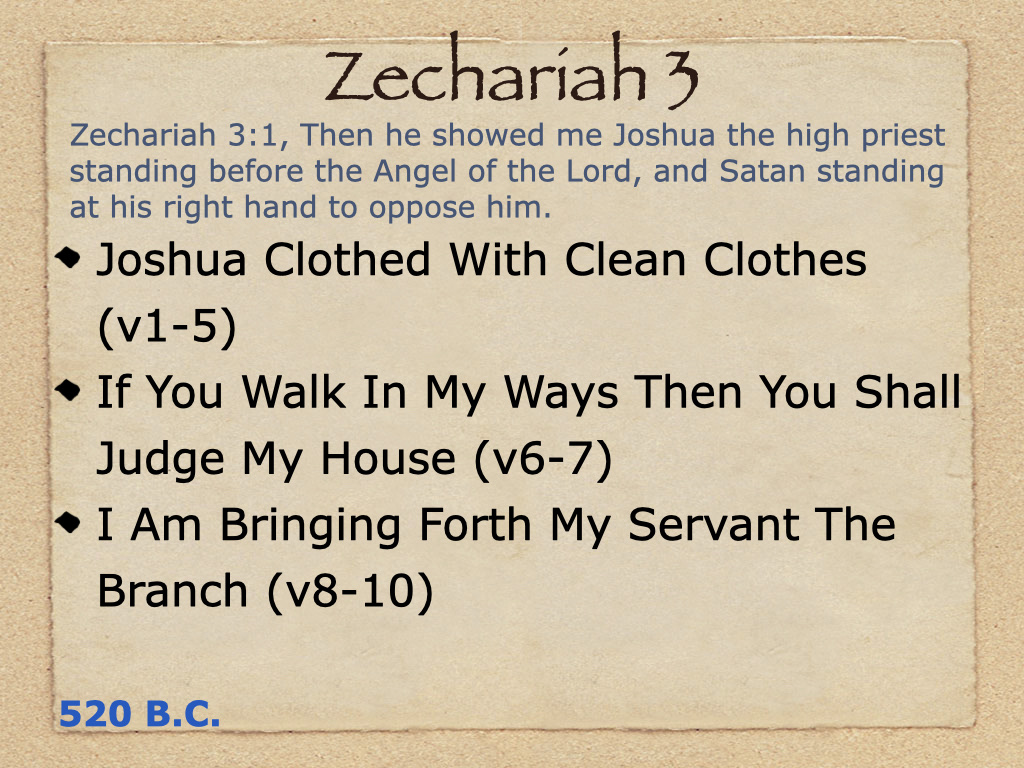 Zechariah Chapter 3 Study Zechariah 3 on FerventWord