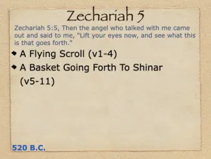 Zechariah 5 Outline