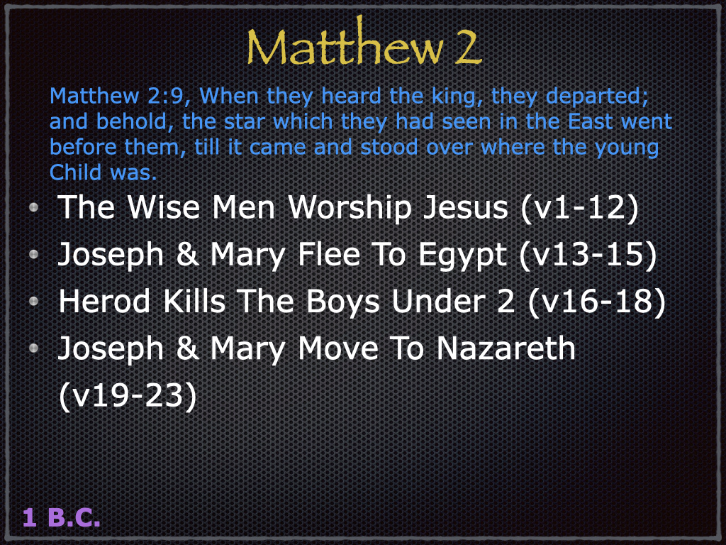 Study Matthew 2 on FerventWord