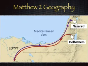 Matthew 2 - Matthew 2 Geography Nazareth Bethlehem