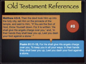 Matthew 4 Old Testament References 8