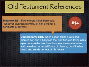 Matthew 5 Old Testament References 14