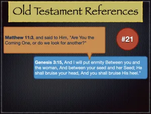 Matthew 11 Old Testament References 21