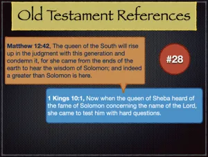 Matthew 12 Old Testament References 28