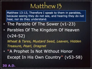 Matthew 13 Outline