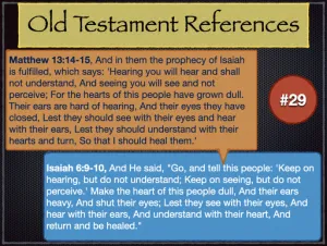 Matthew 13 Old Testament References 29