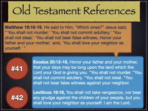 Matthew 19 Old Testament References 41-42