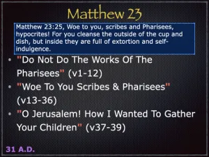 Matthew 23 Outline