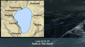 Click to enlarge image. Luke 8 - Sea Of Galilee