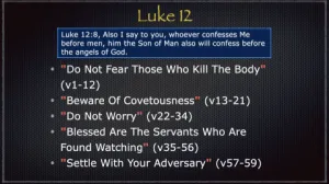 Luke 12 Outline