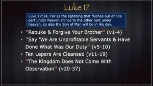Luke 17 Outline