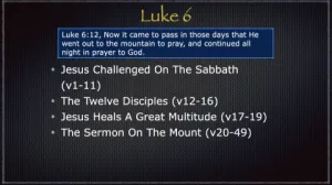 Luke 6 Outline