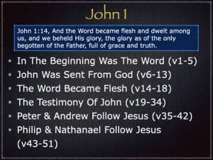 John 1 Outline