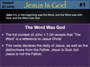 John 1 - Jesus Is God 1