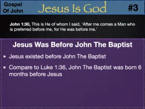 John 1 - Jesus Is God 3