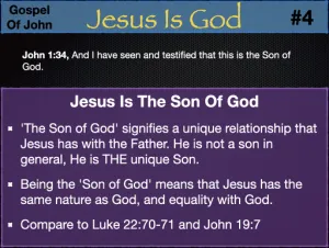 John 1 - Jesus Is God 4