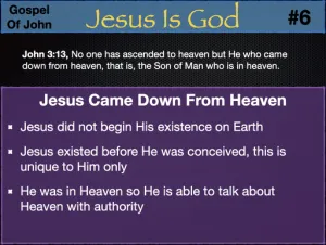 John 3 - Jesus Is God 6