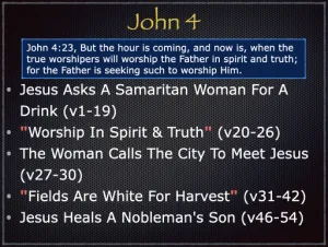 John 4 Outline