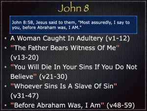 John 8 Outline