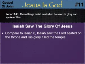 John 12 - Jesus Is God 11