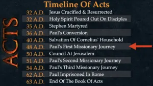 Acts 13 Timeline Pauls First Missionary Journey