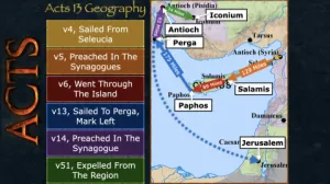 Acts 13 - Acts 13 Geography