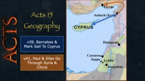 Acts 15 - Acts 15 Geography