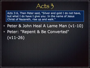Acts 3 Outline
