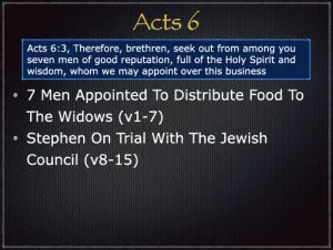 Acts 6 Outline