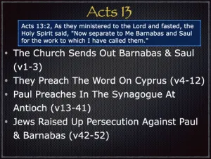 Acts 13 Outline