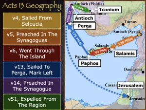 Acts 13 - Acts 13 Geography