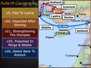 Acts 14 - Acts 14 Geography