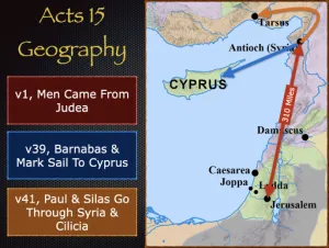 Acts 15 - Acts 15 Geography
