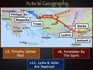 Acts 16 - Acts 16 Geography
