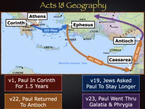 Acts 18 - Acts 18 Geography
