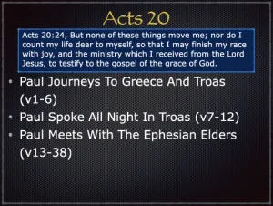 Click to enlarge image. Acts 20 Outline
