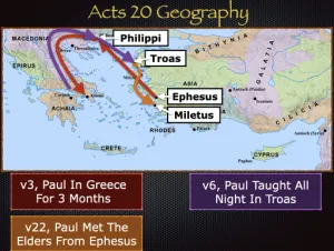Click to enlarge image. Acts 20 - Acts 20 Geography