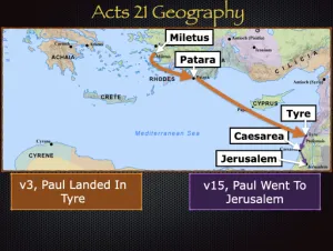Acts 21 - Acts 21 Geography