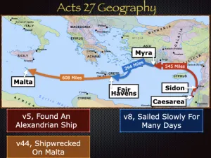 Acts 27 - Acts 27 Geography